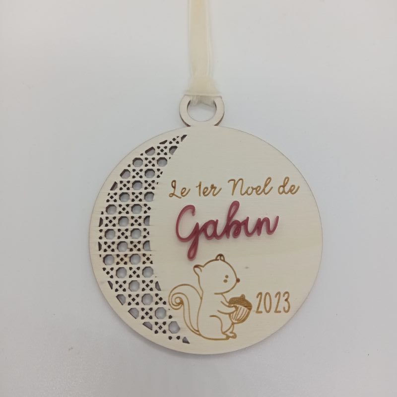 Boule de Noël Modèle Lune Enfants