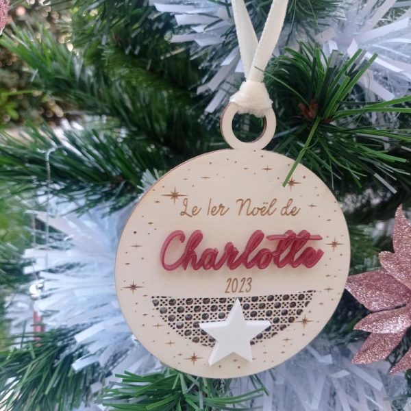 Boule de Noël Modèle Grâce Enfants – Image 2